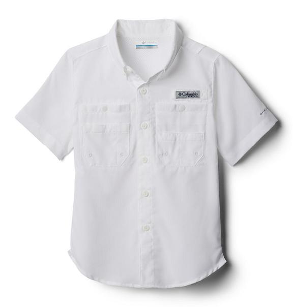 Columbia Boys Shirts Sale UK - PFG Tamiami Clothing White UK-48110
